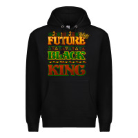 Black Future black king Premium Hoodie - HowdyJamesFarm