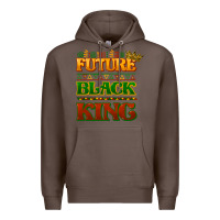 Coffee Future black king Premium Hoodie - HowdyJamesFarm
