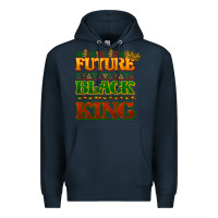 Navy Future black king Premium Hoodie - HowdyJamesFarm