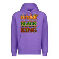 Purple Future black king Premium Hoodie - HowdyJamesFarm