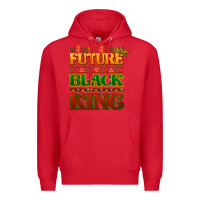 Red Future black king Premium Hoodie - HowdyJamesFarm
