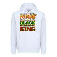 White Future black king Premium Hoodie - HowdyJamesFarm
