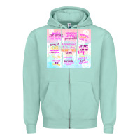 Seafoam a fun thing to do today is not talk to me Zipper Hoodie - TumblerDesignByShophia