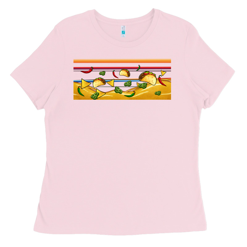 Taco And Nachos Libbey Glass Ladies Tee by BundleAndBundleShop | Teevron