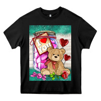 Black candy jar with bear  air Heavy Core Tee - AdoDesignShop