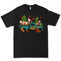 Black christmas farm animals truck Premium Tee - Jasminsmagicworld
