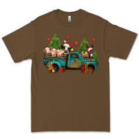 Cacao christmas farm animals truck Premium Tee - Jasminsmagicworld