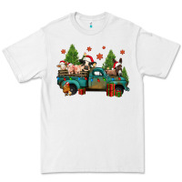 White christmas farm animals truck Premium Tee - Jasminsmagicworld