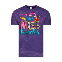 Cloud Purple little miss kinder Vintage Tee - NancyCooperArtShop
