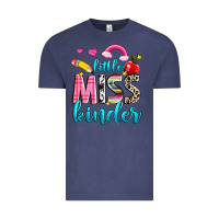 Vintage Denim little miss kinder Vintage Tee - NancyCooperArtShop