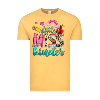Vintage Mustard little miss kinder Vintage Tee - NancyCooperArtShop
