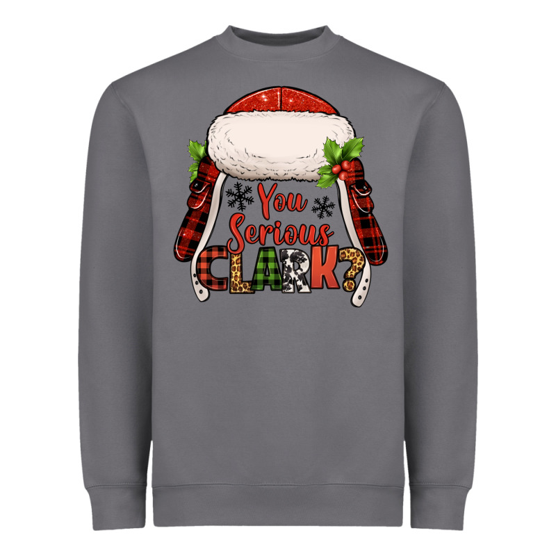 Western You Serious Clark Christmas Heavyweight Sweatshirt by Jasminsmagicworld | Teevron
