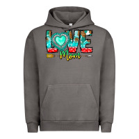Pigment Tornado Love Mom Urban Hoodie - CowhideDigitalArt