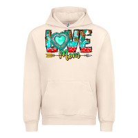 Sandshell Love Mom Urban Hoodie - CowhideDigitalArt