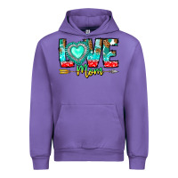 Tulip Love Mom Urban Hoodie - CowhideDigitalArt