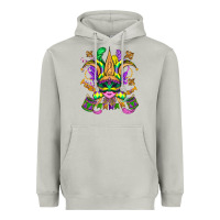 Moon Dust mardi gras mask Heavyweight Hoodie - OliviaCreatesArt