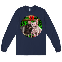 Navy christmas pig Long Sleeve Tee - LillyAllenDesigns