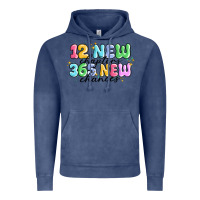 Vintage Denim 12 new chapter 365 new chances Vintage Hoodie - MaliasSmallBusiness