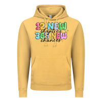 Vintage Mustard 12 new chapter 365 new chances Vintage Hoodie - MaliasSmallBusiness
