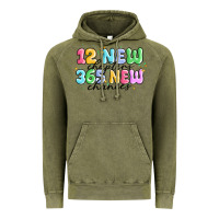 Vintage Olive 12 new chapter 365 new chances Vintage Hoodie - MaliasSmallBusiness