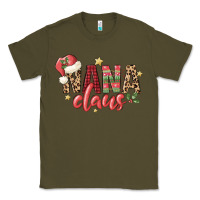 Army Green nana claus Classic Tee - MaliasSmallBusiness