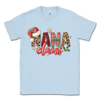 Dusty Blue nana claus Classic Tee - MaliasSmallBusiness