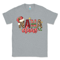 Heather Grey nana claus Classic Tee - MaliasSmallBusiness