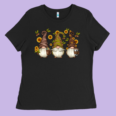 Coffee Gnomes Ladies Tee Designed By Artiststas