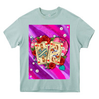 Arona playing cards with pearls and glitter air Heavy Core Tee - AdoDesignShop