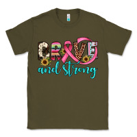 Army Green brave and strong Classic Tee - JahusDesignShop