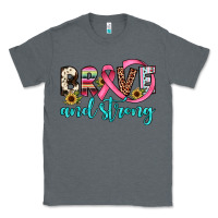 Charcoal Heather brave and strong Classic Tee - JahusDesignShop