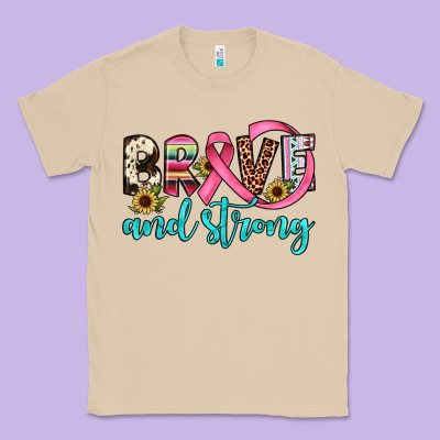 Brave And Strong Classic Tee Designed By Jahusdesignshop