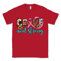 Red brave and strong Classic Tee - JahusDesignShop