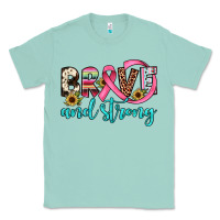 Seafoam brave and strong Classic Tee - JahusDesignShop