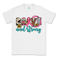 White brave and strong Classic Tee - JahusDesignShop