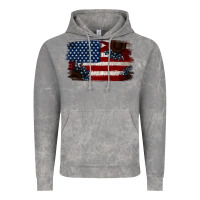 Cloud Rock Distressed Sunflower American Flag Vintage Hoodie - Jasminsmagicworld