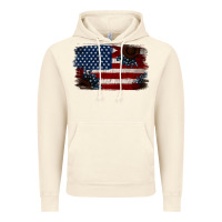 Vintage Artic Distressed Sunflower American Flag Vintage Hoodie - Jasminsmagicworld