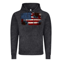 Vintage Black Distressed Sunflower American Flag Vintage Hoodie - Jasminsmagicworld