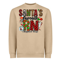 Mushroom santa's favorite rn Heavyweight Sweatshirt - Jasminsmagicworld
