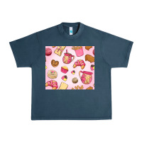 Midnight Navy mexican pan dulce Urban Heavy Tee - MaliasSmallBusiness