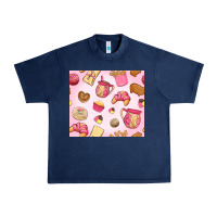Navy mexican pan dulce Urban Heavy Tee - MaliasSmallBusiness