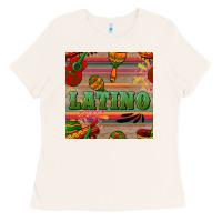 Bone latino seamless pattern Ladies Tee - BundleAndBundleShop