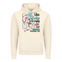 Vintage Artic she works willingly with her hands Vintage Hoodie - MaliasSmallBusiness