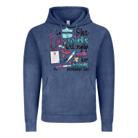 Vintage Denim she works willingly with her hands Vintage Hoodie - MaliasSmallBusiness