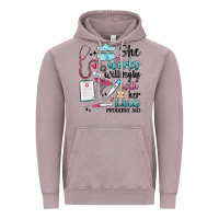 Vintage Zinc she works willingly with her hands Vintage Hoodie - MaliasSmallBusiness