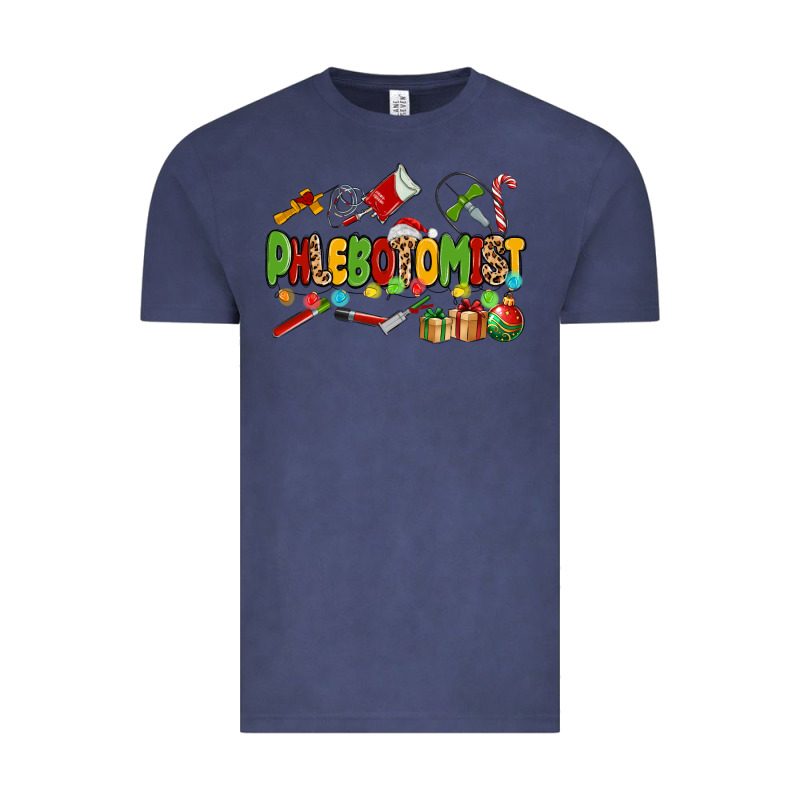 Christmas Phlebotomist Vintage Tee by MaliasSmallBusiness | Teevron