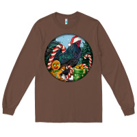 Chestnut jersey giant rooster christmas Long Sleeve Tee - LillyAllenDesigns