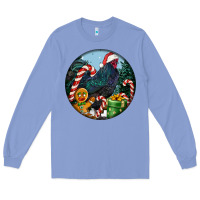 Colony Blue jersey giant rooster christmas Long Sleeve Tee - LillyAllenDesigns
