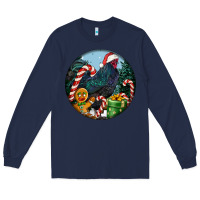 Navy jersey giant rooster christmas Long Sleeve Tee - LillyAllenDesigns