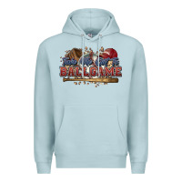 Blue Mist Take me out to ball game baseball Premium Hoodie - HowdyJamesFarm